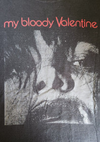VINTAGE 1990s MY BLOODY VALENTINE FEED ME W YOUR KISS GOTH SHOEGAZE BOXY T-SHIRT