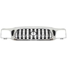 Grille For Toyota Tacoma 2001-2004 Chrome Shellpainted Dark Gray Insert Grille For Toyota Tacoma 2001-2004 Chrome Shellpainted Dark Gray Insert
