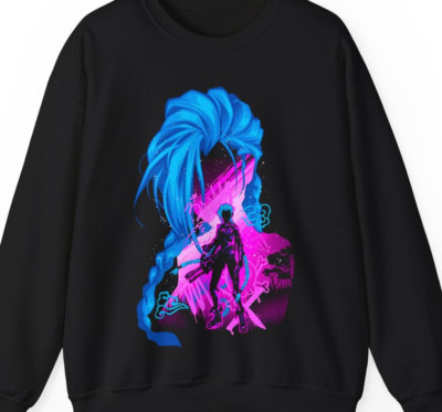 League of Legends Gaming Sweatshirt Arcane anime Anime Merch Men Clothing Womens
