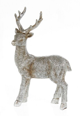 Deko Hirsch Elch Rentier Hirschkuh Kuh Reh Rehkitz Garten Tier Figur Skulptur 