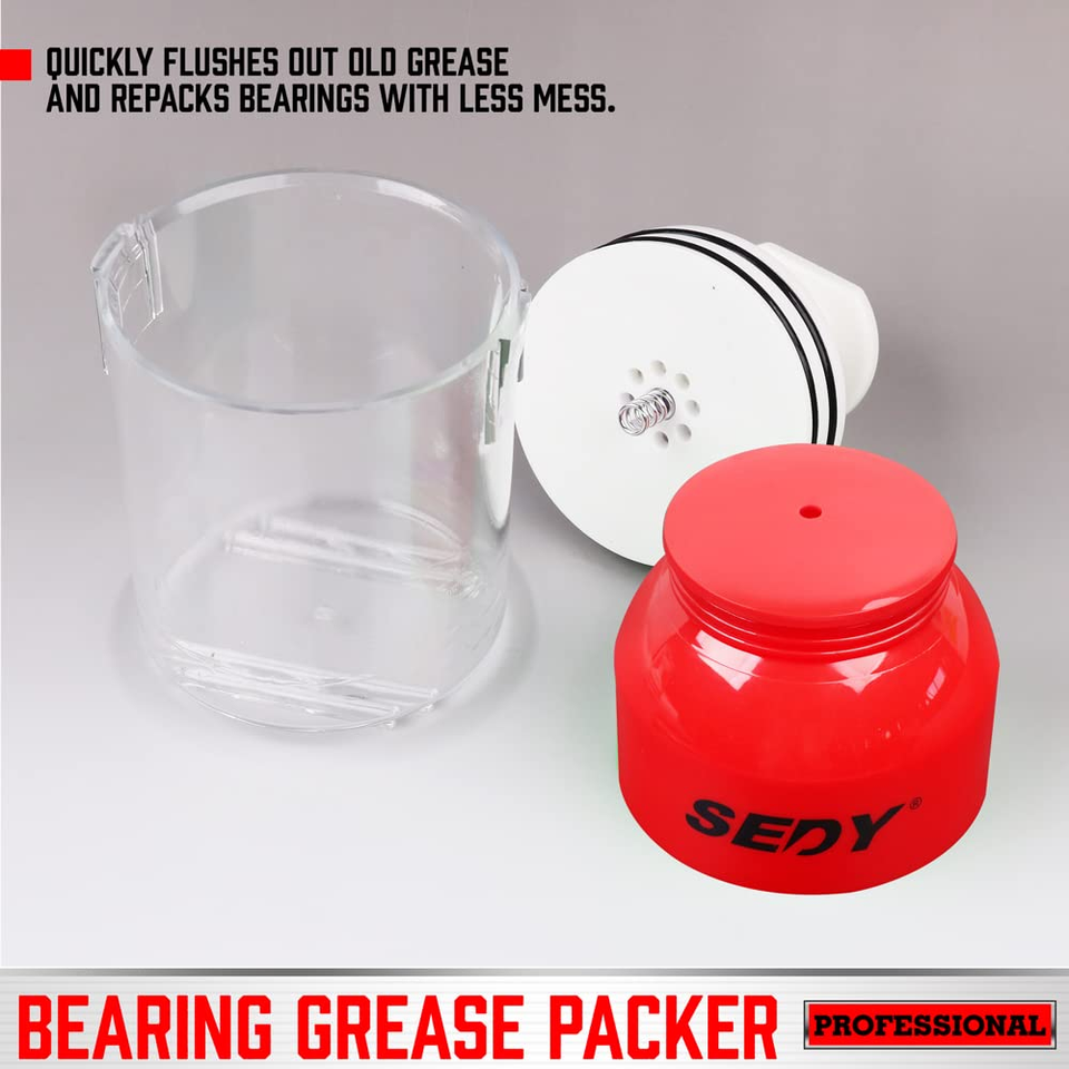 Premium Bearing Packer Kit Effortlessly Flushes Old Grease and
