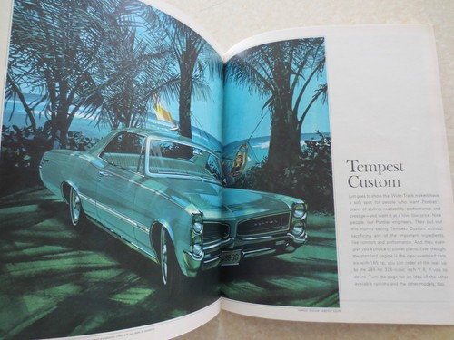1966 Pontiac GTO Le Mans Grand Prix Bonneville Tempest advertising booklet - Picture 6 of 11