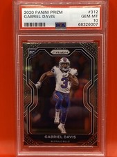 GABRIEL DAVIS 2020 ROOKIE (RC)  PANINI PRIZM CARD # 312 PSA 10