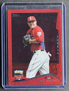 2014 Topps Update ASG Red Foil Mike Trout #US54