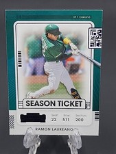 2021 Ramon Laureano Panini Contenders Season Ticket Blue Parallel #39