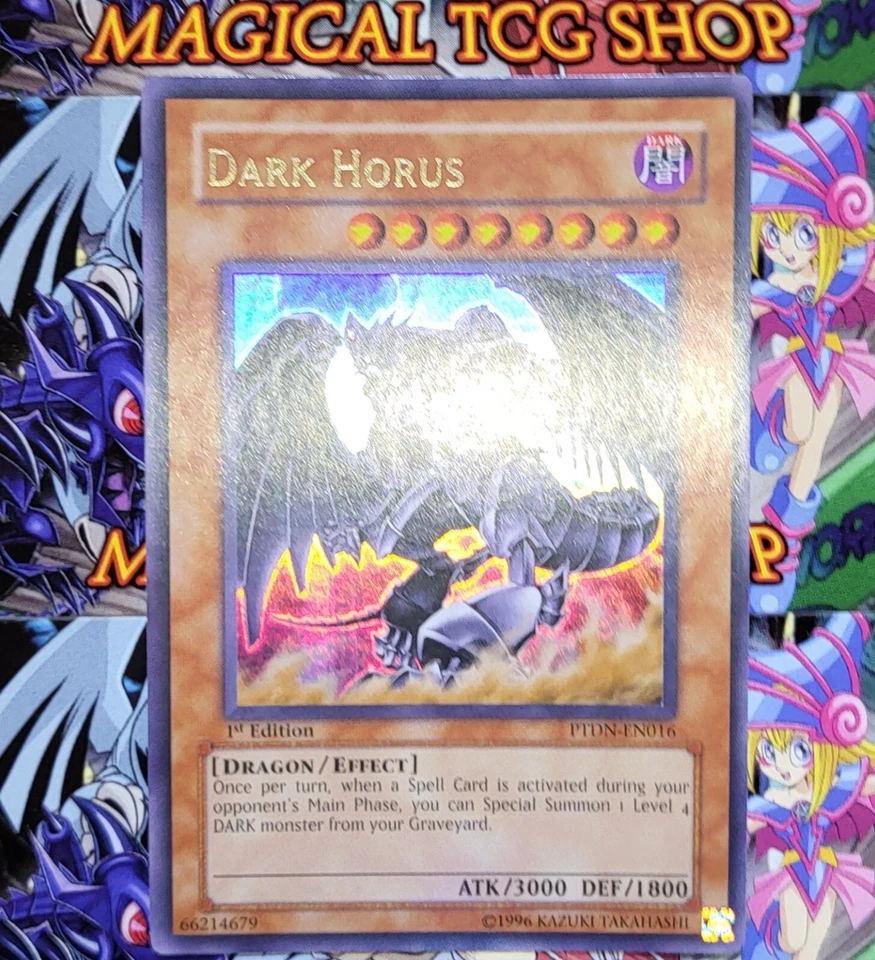 Yugioh Dark Horus Phantom Darkness 1st Edition Ultra Rare PTDN-EN016 Konami NM - Image 3 of 4