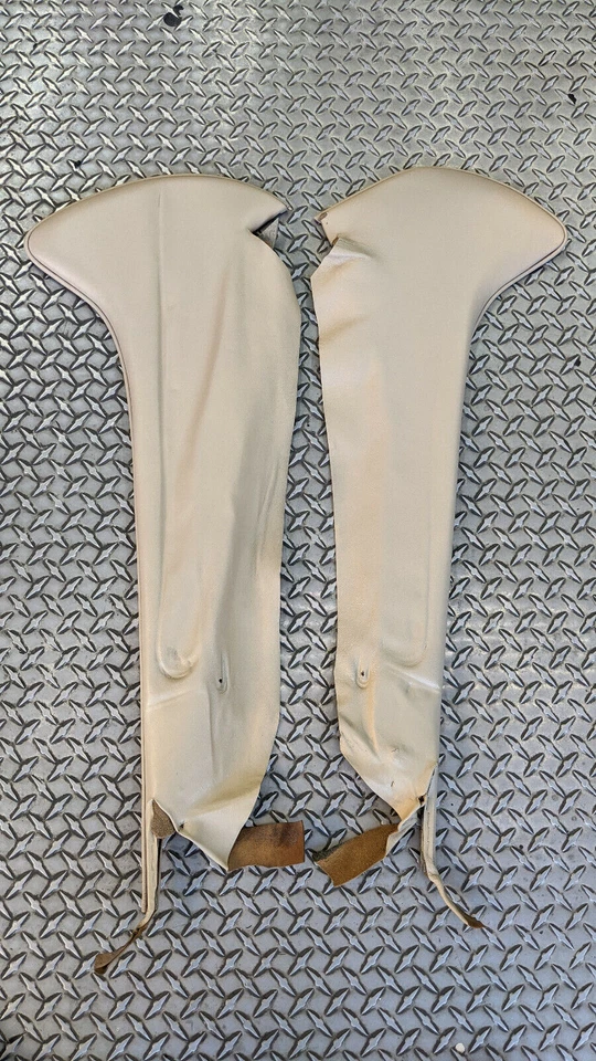 66 a 80 Rolls Royce Silver Shadow painéis laterais do assento traseiro pilar C bronzeado - Imagem 2 de 4