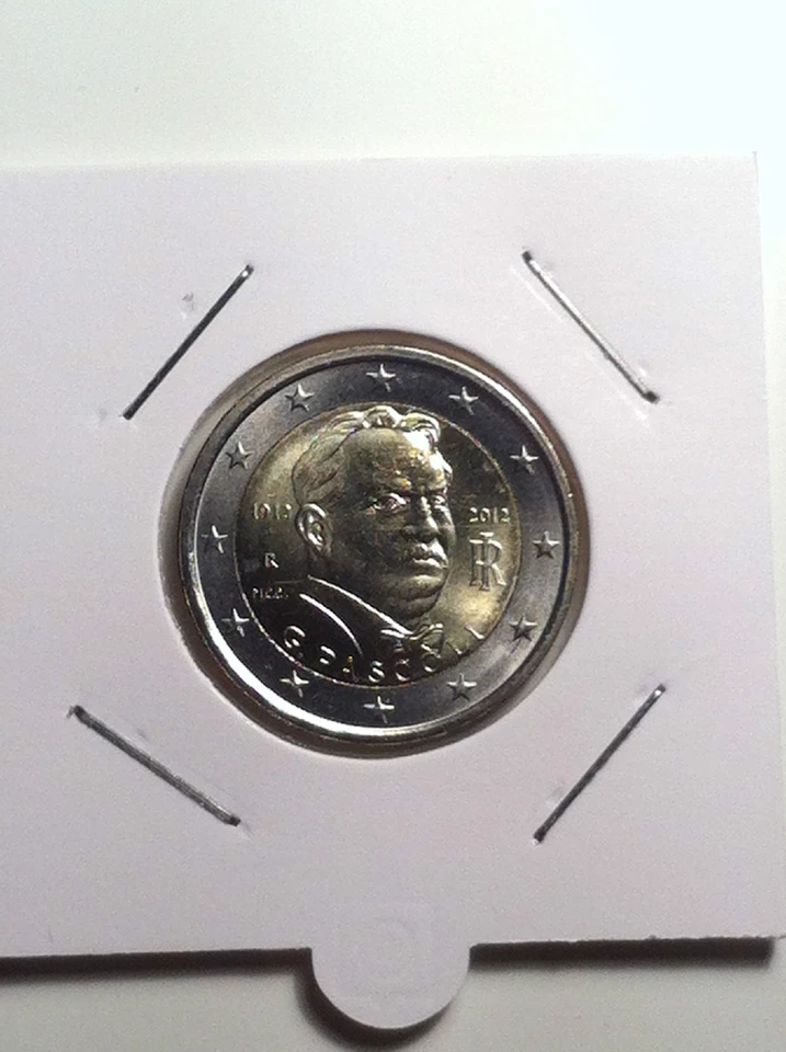 2 EURO ITALIE 2012 GIOVANNI PASCOLI COMMEMORATIVE NEUVE - Photo 1/1