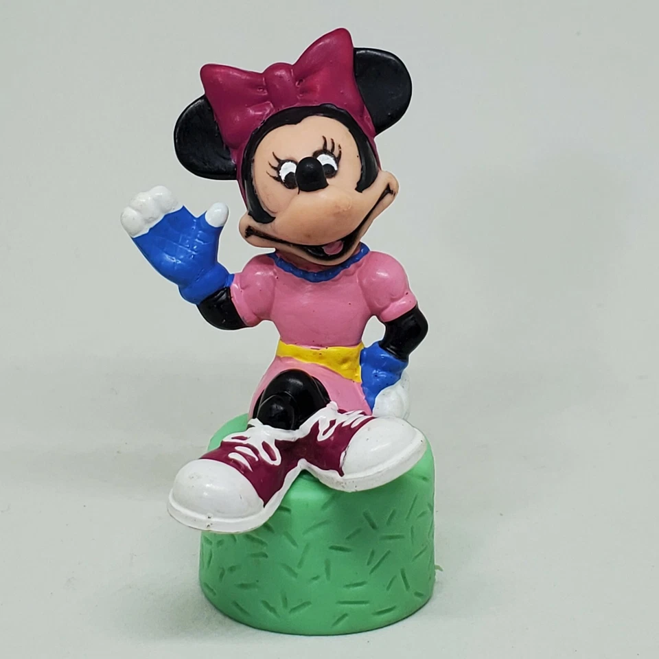复古 Totally Minnie Mouse PVC 公仔迪士尼雅芳 1988 蛋糕瓶装 — 第 2/4 张图片