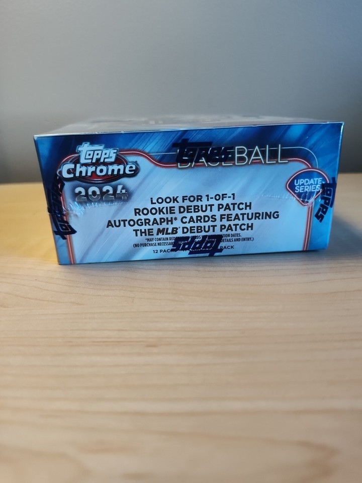 2024 Topps Chrome Update Series Jumbo Hobby Box Factory Sealed THREE