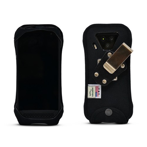 Kyocera DuraForce Ultra 5G Fitted Case Black Nylon Removable Belt Clip - 第 1/8 張圖片