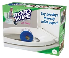 ROTO WIPE Prank Fake Gag Funny PARODY Joke Gift Box toilet paper insanity