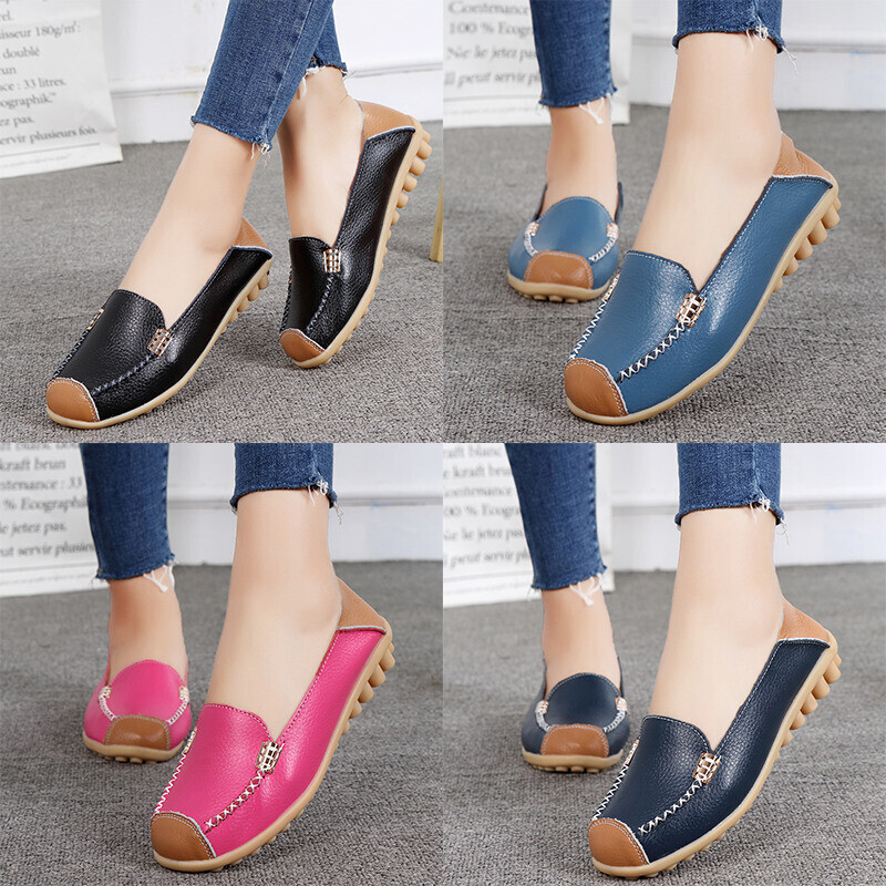 PANTOFOLA D’ORO Mocassini donna slip on passeggio guida pelle casual mocassini ciabatte scarpe