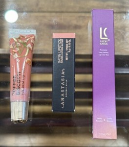 Victoria’s Secret Lip Gloss, Anastasia Lipstick & Lucky Chic Lip Liner Duo