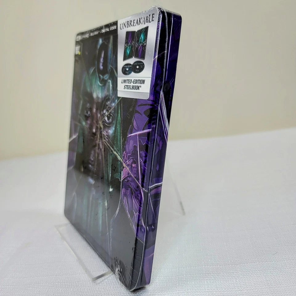 Unbreakable 4K STEELBOOK (4K UHD + Blu-ray) Best Buy Exclusive Rare BRAND NEW Foto 4 de 4