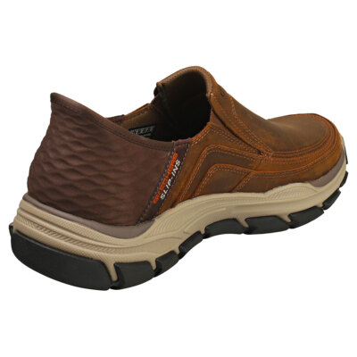 Skechers Slip-ins Respected Mens Slip On Shoes in Dark Brown - 10 US Amazon.com | Skechers Respected - Holmgren with Slip-in  main image 4