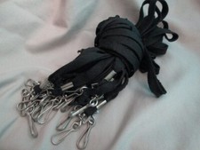 LOT 18 BLACK LANYARDS