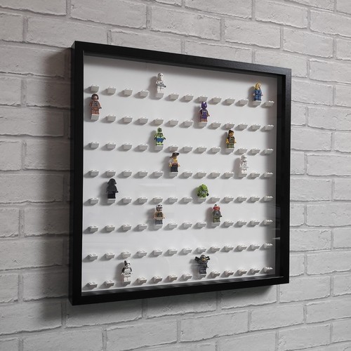 Estuche de exhibición grande para minifiguras Lego - marco contiene 104 figuras - blanco - Imagen 16 de 35
