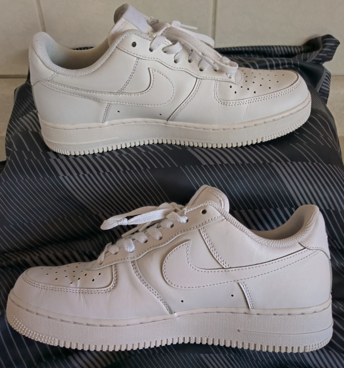 Nike Air Force 1 '07 Low, CW2288-111, Triple White, Men's Size 9.5