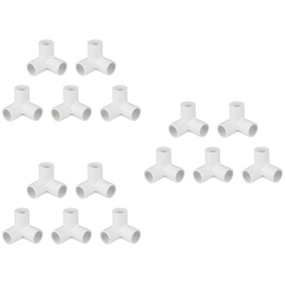  3 PCS Stecker PVC Rohrverbindungskupplung Rohrverbindungselement
