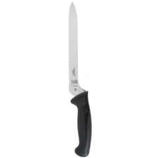 Mercer Culinary Millennia 8" Serrated Edge Bread Sandwich Knife w/Black Handle