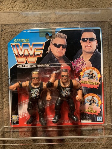 Wwf Hasbro Nasty Boyz 2 Pack With Acrylic Case Min...
