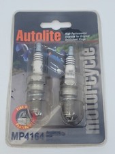 New Autolite Motorcycle Spark Plug 2 Pack MP4164 Replaces NGK DP R7EA
