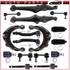 For 1998-2002 Honda Accord Front Upper & Lower Control Arm Sway Bar Tie Rod Ends