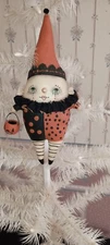 BETHANY LOWE-HALLOWEEN-ROBIN SEEBER-HARLEQUIN HARRY ORNAMENT -NEW-2024