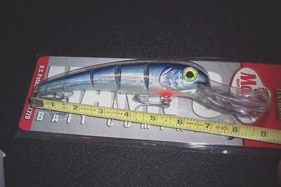 Manns Segmented Minnow  9'' Deep Diving Sea Lure Grouper Striper Muskie Pike Lure
