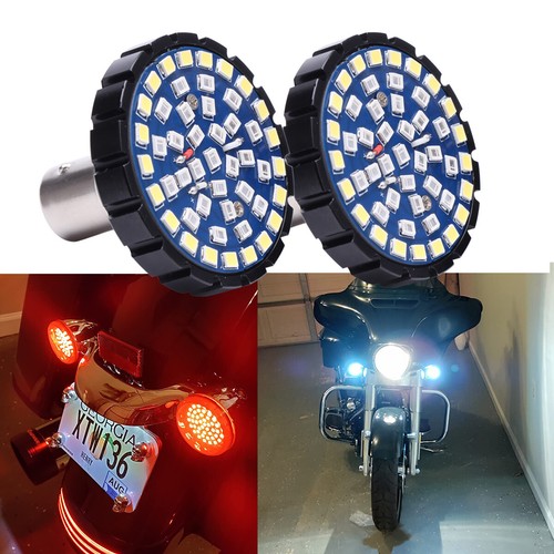 2X 1157 Turn Signal Running Light For Harley Street Glide 14-18 Road King 07-18 - Picture 10 of 11