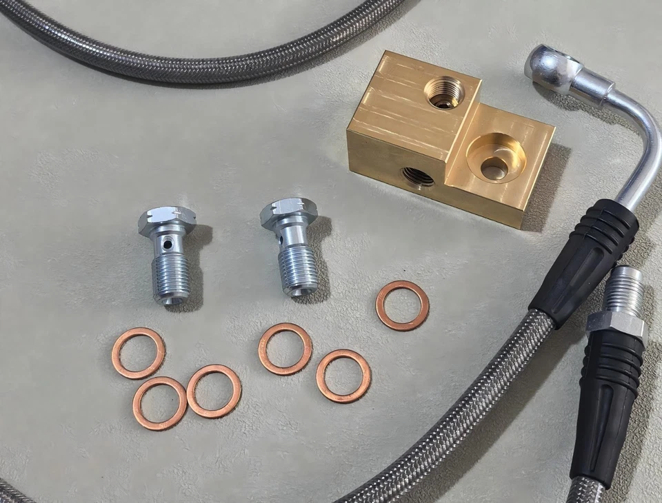 Передние и задние тормозные магистрали из нержавеющей стали с плетеной подкладкой из ПТФЭ для Mazda Miata NA/NB 1990-2005 годов выпуска - Изображение 2 из 2