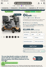 mobility scooters used 8 mph used