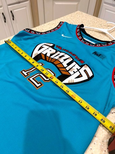 Nike NBA Retro Vancouver Grizzlies Ja Morant #12 Men's L Swingman Jersey Blue - Picture 9 of 12
