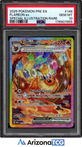 Flareon ex graded PSA 10 for sale on eBay