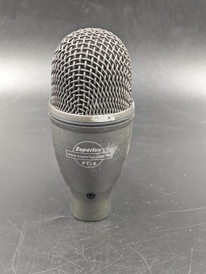 Superlux FT-4 Boden Tom Tom Mikrofon Schwarz Gebraucht Funktioniert