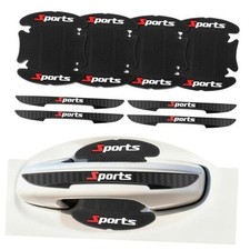 8PCS Car Door Handle Protector Anti-Scratch,Sport Style Car Door Handle
