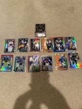 NFL Topps Chrome 🔥 Parallels and Inserts! FOOTBALL CARD LOT! 
