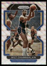 2021-22 Panini Prizm #260 Wilt Chamberlain Silver Wave