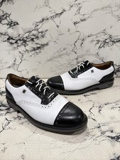 FootJoy MyJoys Premiere Series Tarlow Golf Shoes White/Black Men s US 9 Leather