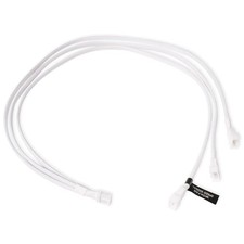 Alphacool 18727 RGB Splitter Cable Plastic White 4 Pin 600mm 1 Y Splitter