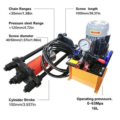 70T Excavator Sleeve & Chain Pressing Maintenance Tracks Bushings Repair Tool