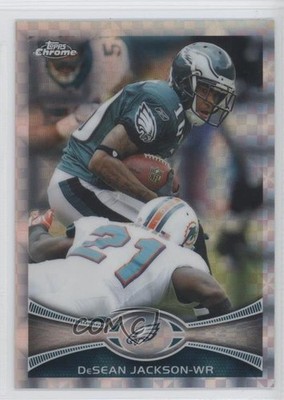 2012 Topps Chrome Retail X-Fractor DeSean Jackson #92 e2e