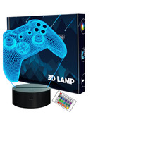 3D Nachtlicht Lampe Mit Fernbedienung 16 Farben Timer