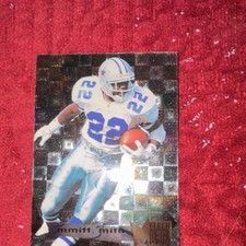 Fleer 1995 Metal Emmitt Smith Dallas Cowboys #53 Football Card Base Set NFL