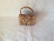 borsa in vera pelle di pitone della MELLUSO, per donna, made in italy.