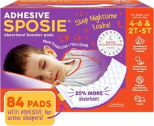 Sposie Diaper Pads Stop Leaks in Baby Overnight, Nighttime Diapers Dispos...
