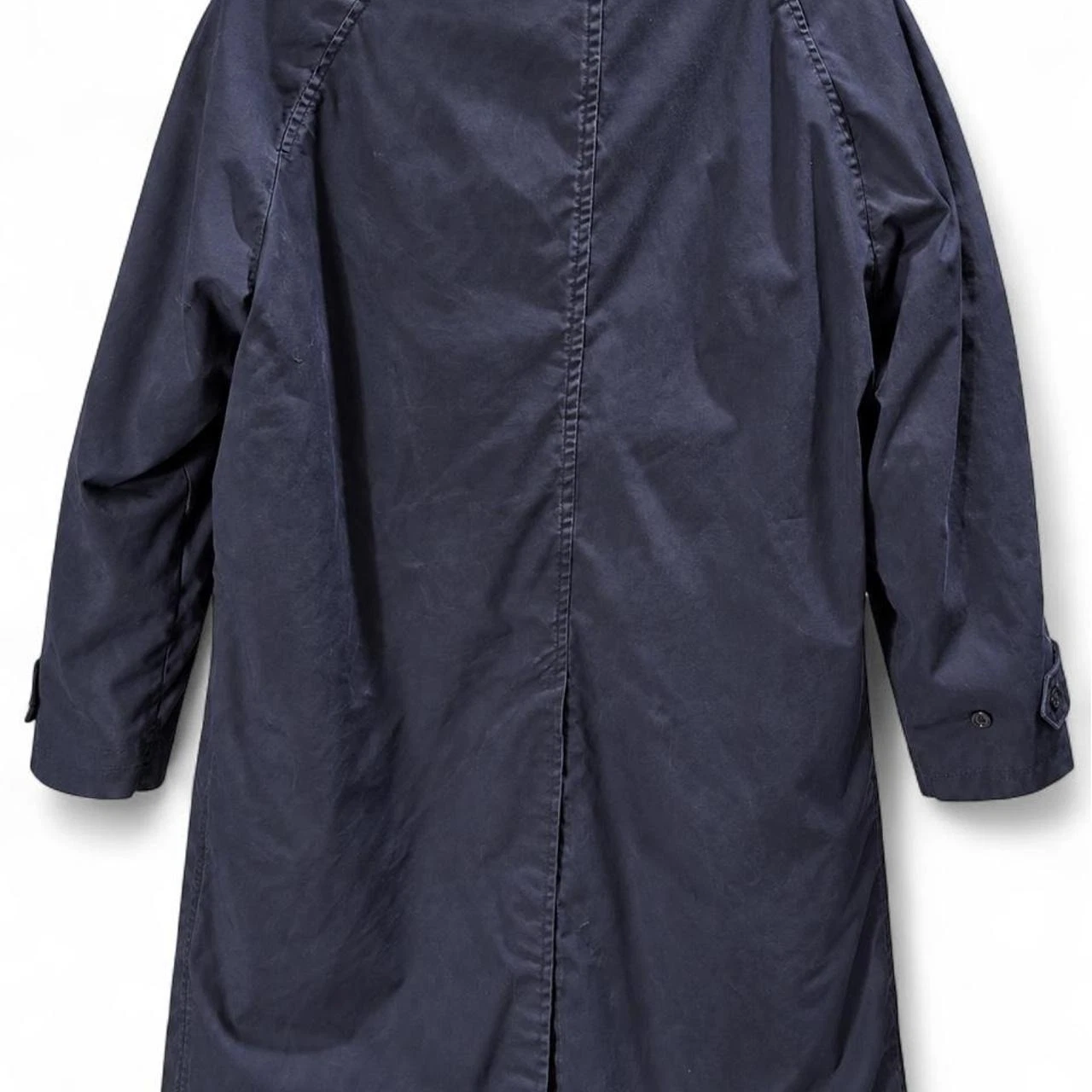Vintage 1980's U.S. Air Force all-weather military overcoat Navy - product detail image 2