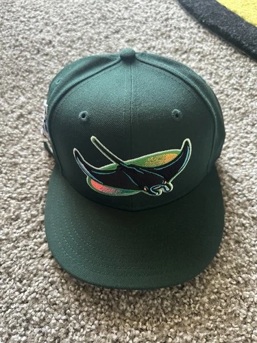Hat Club Exclusive Pink UV Tampa Bay Devil Rays 10th Season 7 Green
