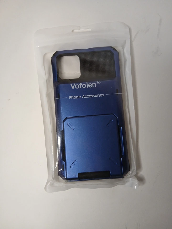 Vofolen Case for iPhone 11 Case Wallet 4-Card Holder ID Slot Flip Door, Blue - Image 2 of 4